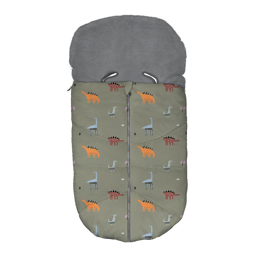 Saco Silla Invierno Polar Dinos Verde Bimbi - Nanetes #